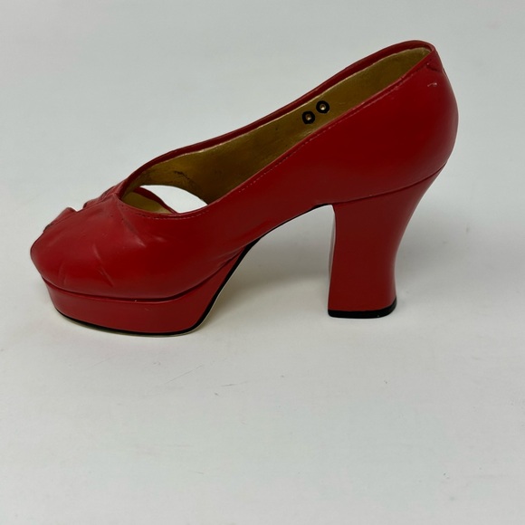 Vintage Just The Right Shoe by Raine New In Box 1998 Ravishing Red 25001 B6 - Picture 3 of 7